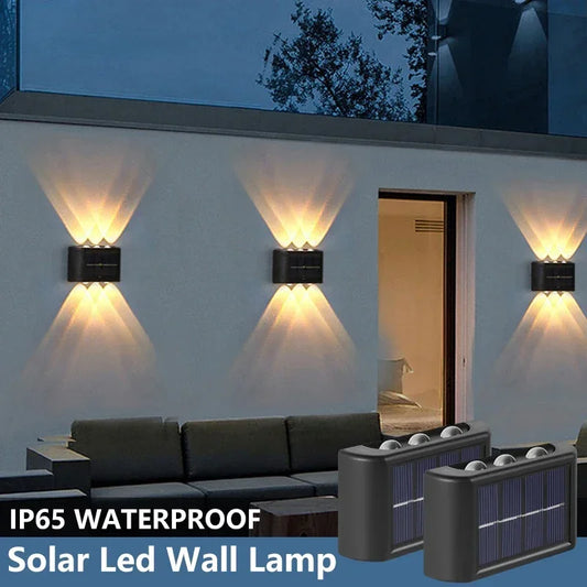 Solar Wall Lamp Outdoor Waterproof Solar