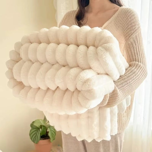1Pc Throw Blanket for Bed