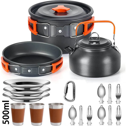Camping Cooking Set Camping Cookware Travel