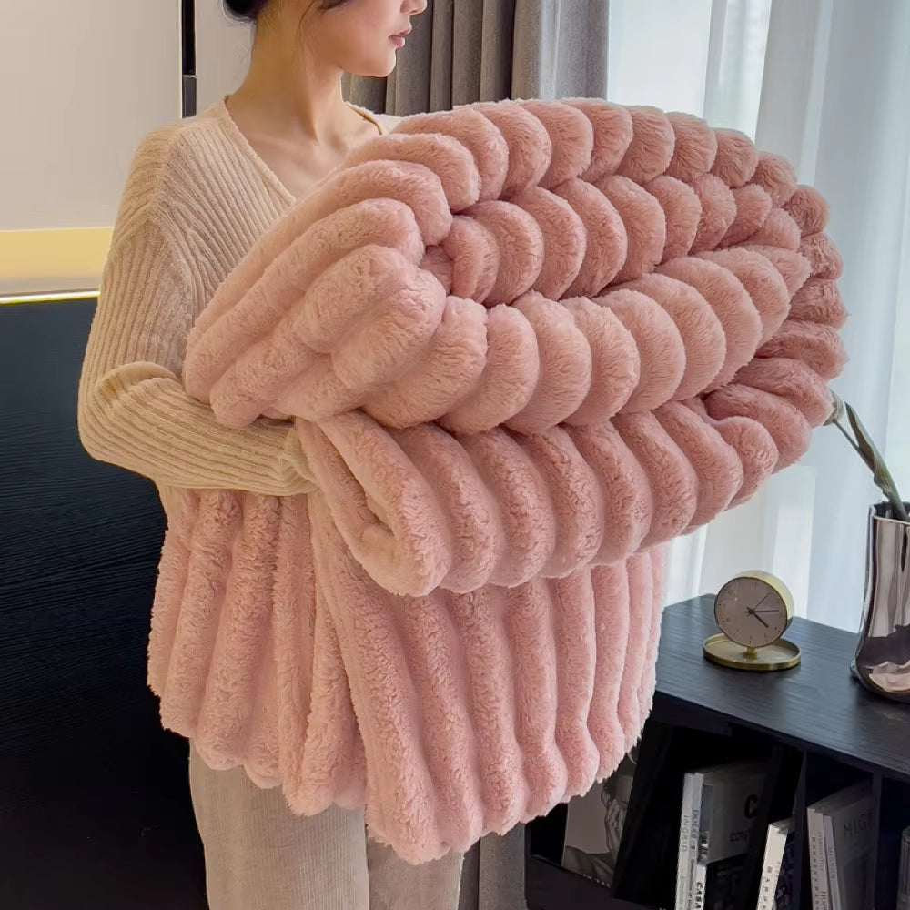 1Pc Throw Blanket for Bed