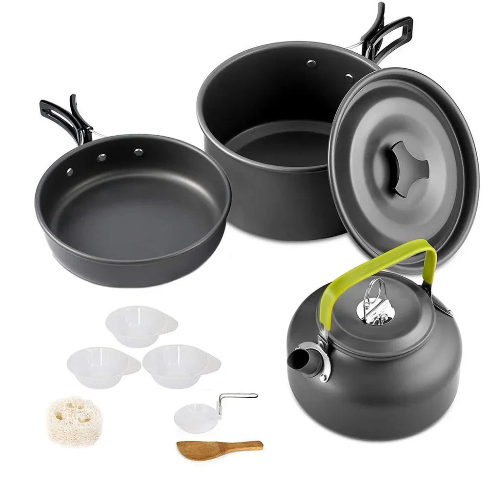Camping Cooking Set Camping Cookware Travel 