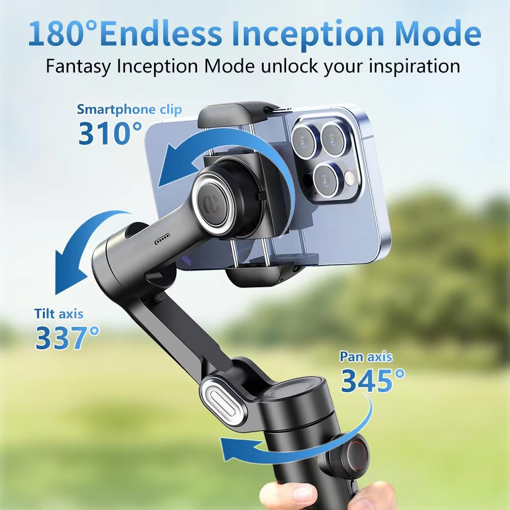 3-Axis Handheld Gimbal Stabilizer for Smartphone