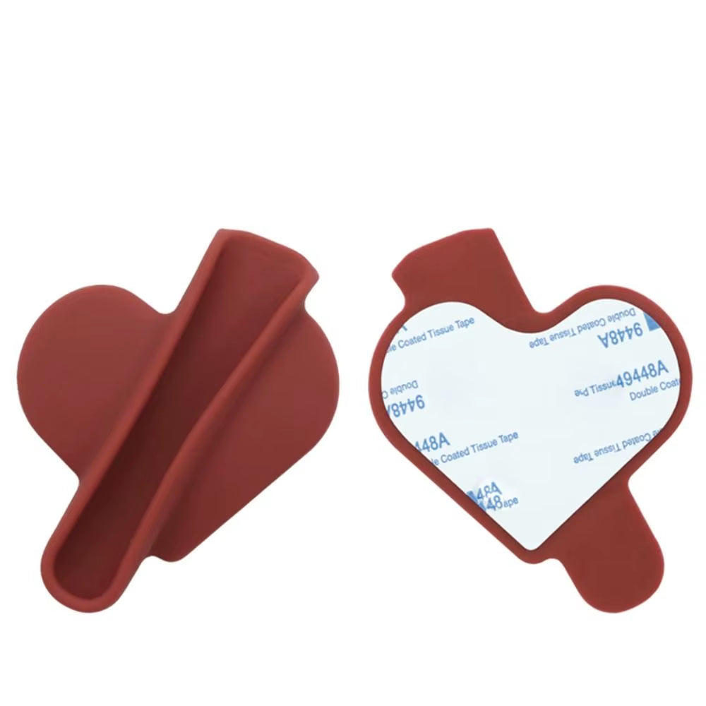 Heart Shaped Mobile Phone Case Phone Lipstick Holder