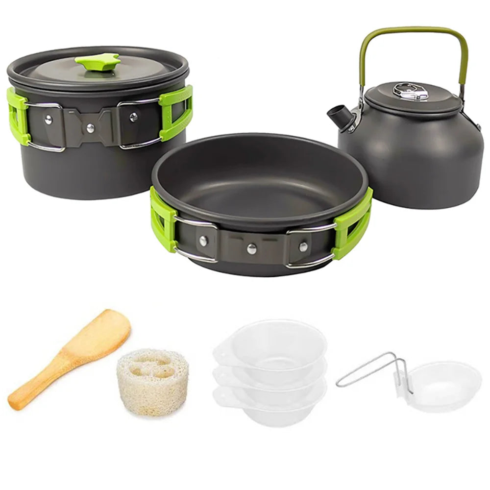 Camping Cooking Set Camping Cookware Travel 