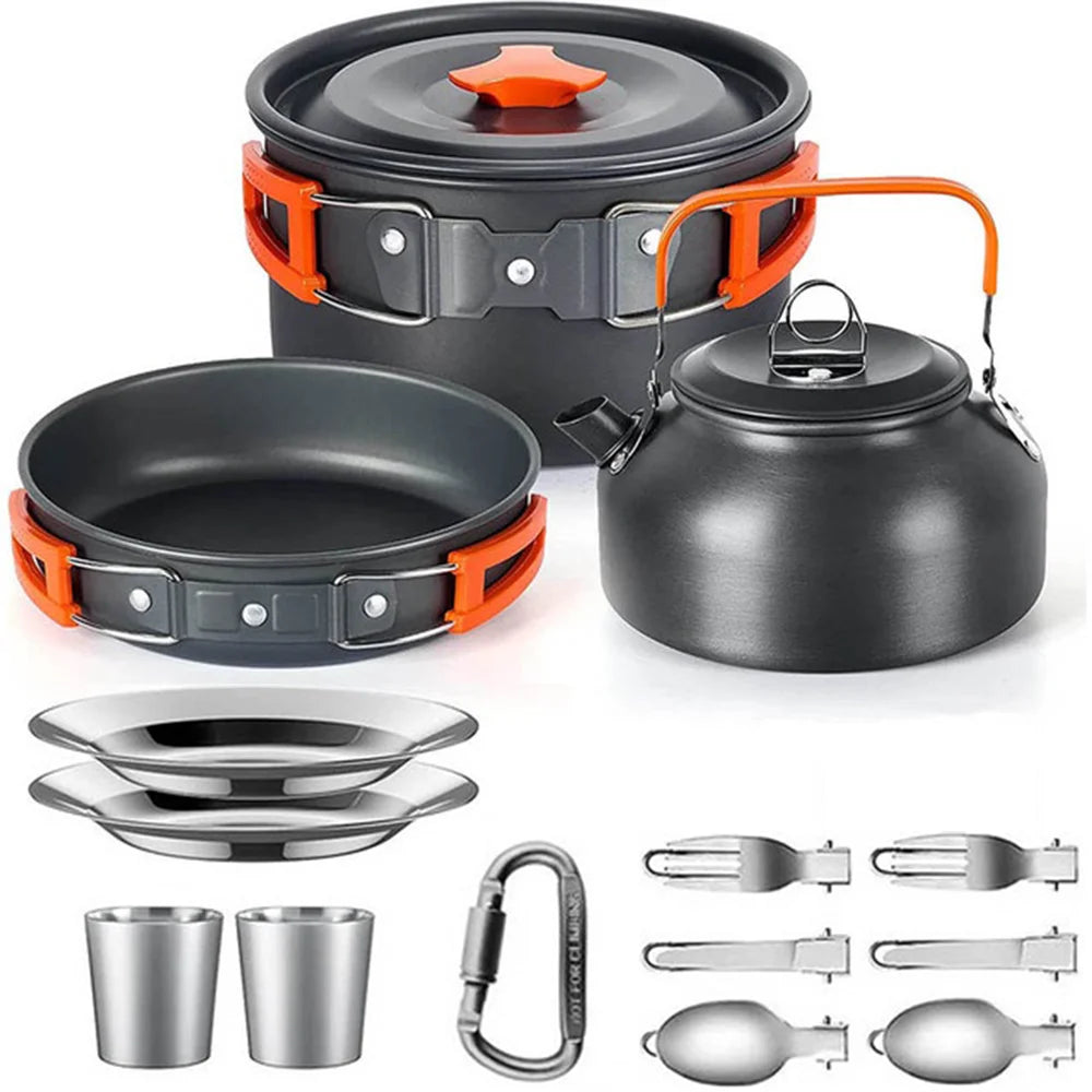 Camping Cooking Set Camping Cookware Travel 