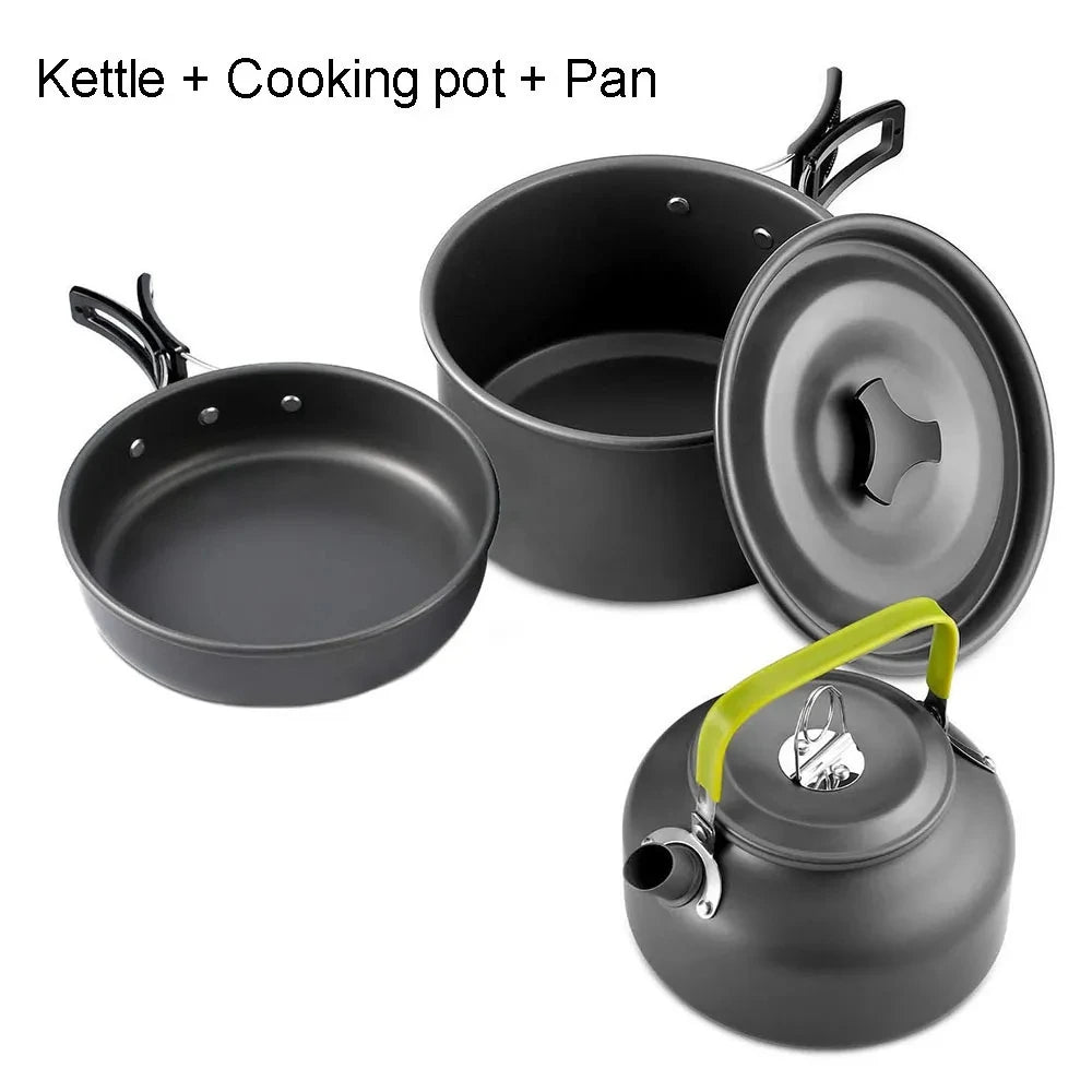 Camping Cooking Set Camping Cookware Travel 