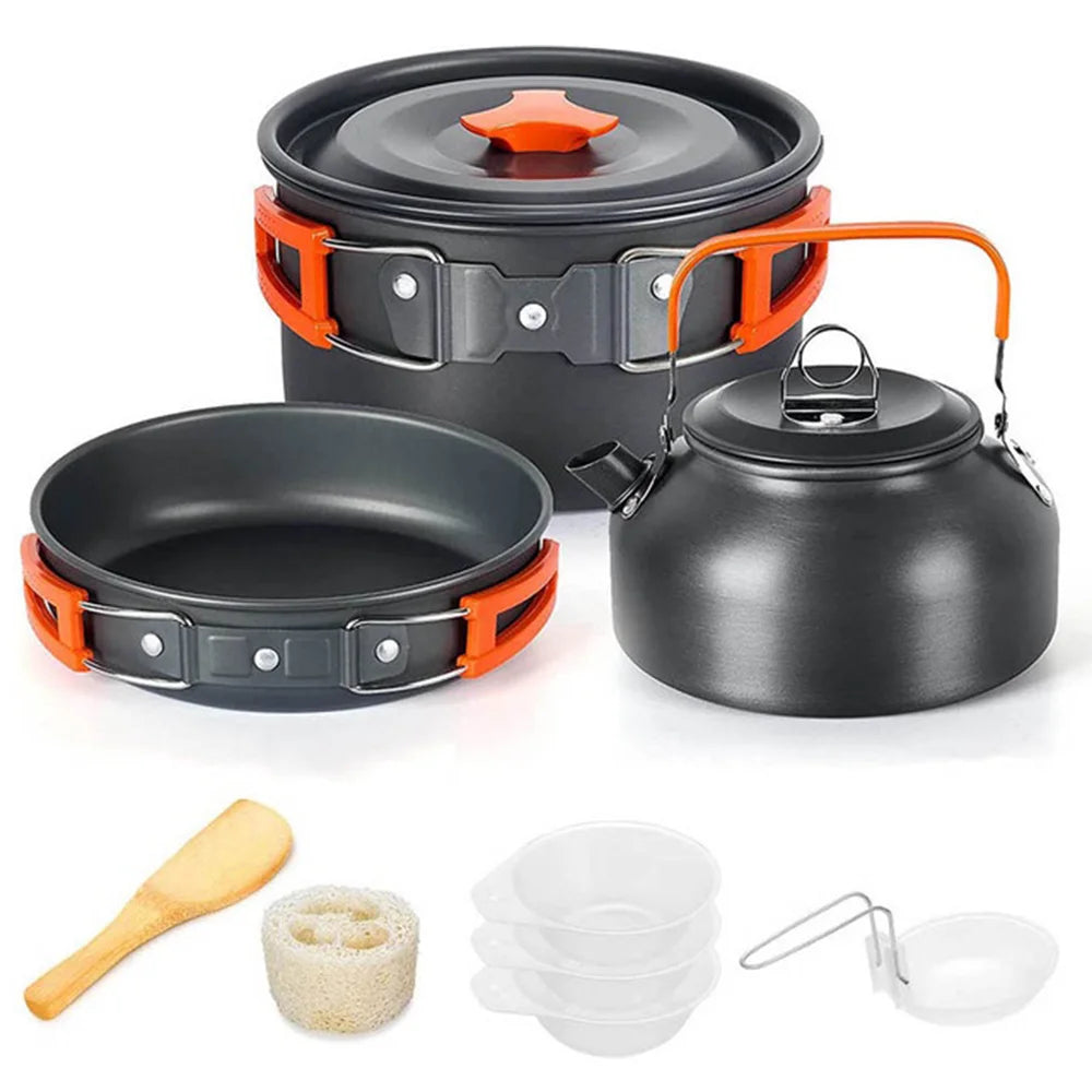 Camping Cooking Set Camping Cookware Travel 