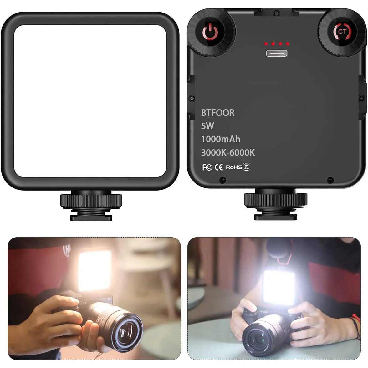LED Clip Video Light Portable