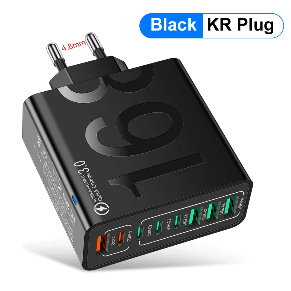 150W Multi Ports USB Charger ( Fast Charging )