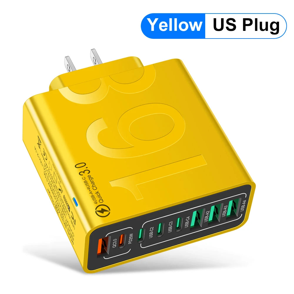 150W Multi Ports USB Charger ( Fast Charging )