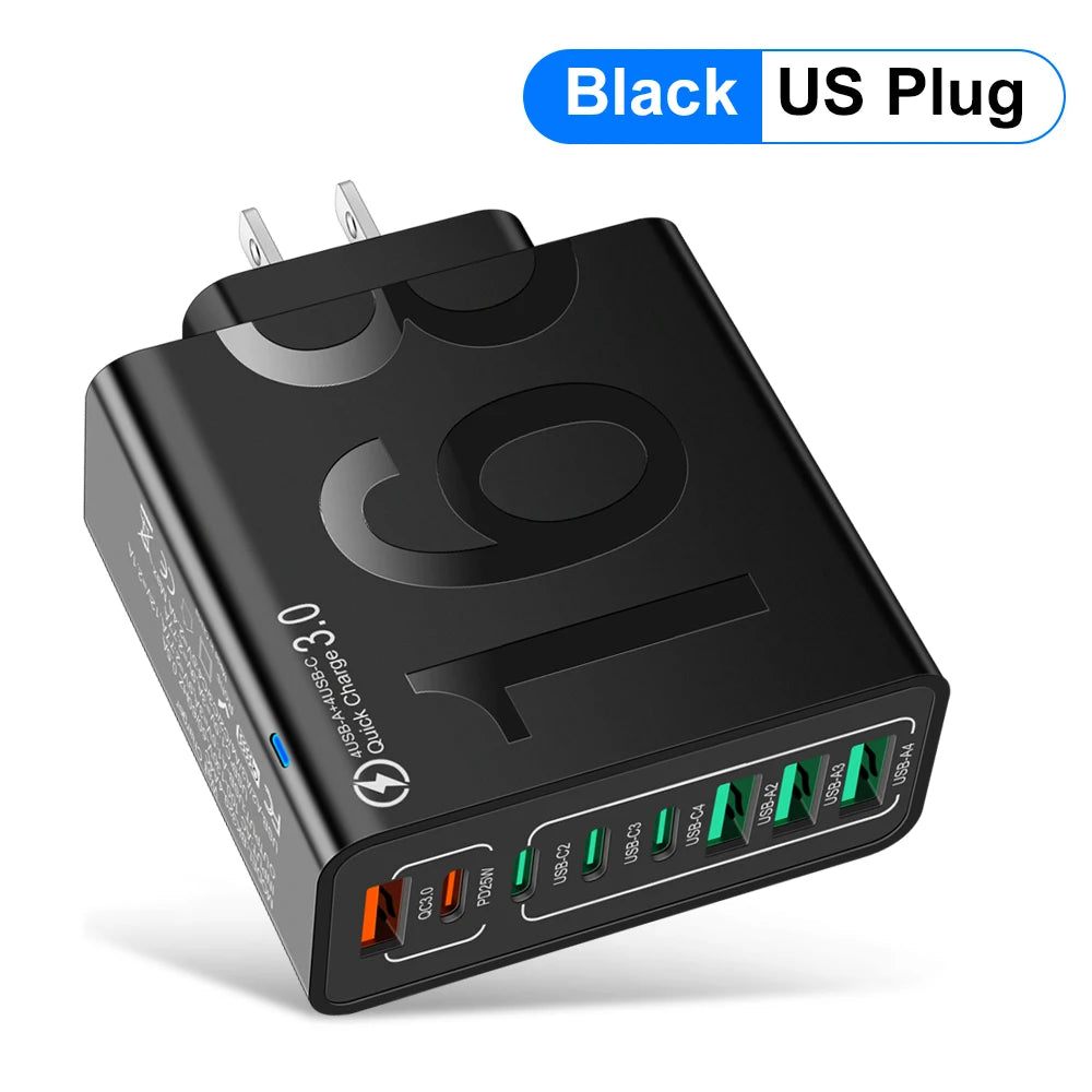 150W Multi Ports USB Charger ( Fast Charging )