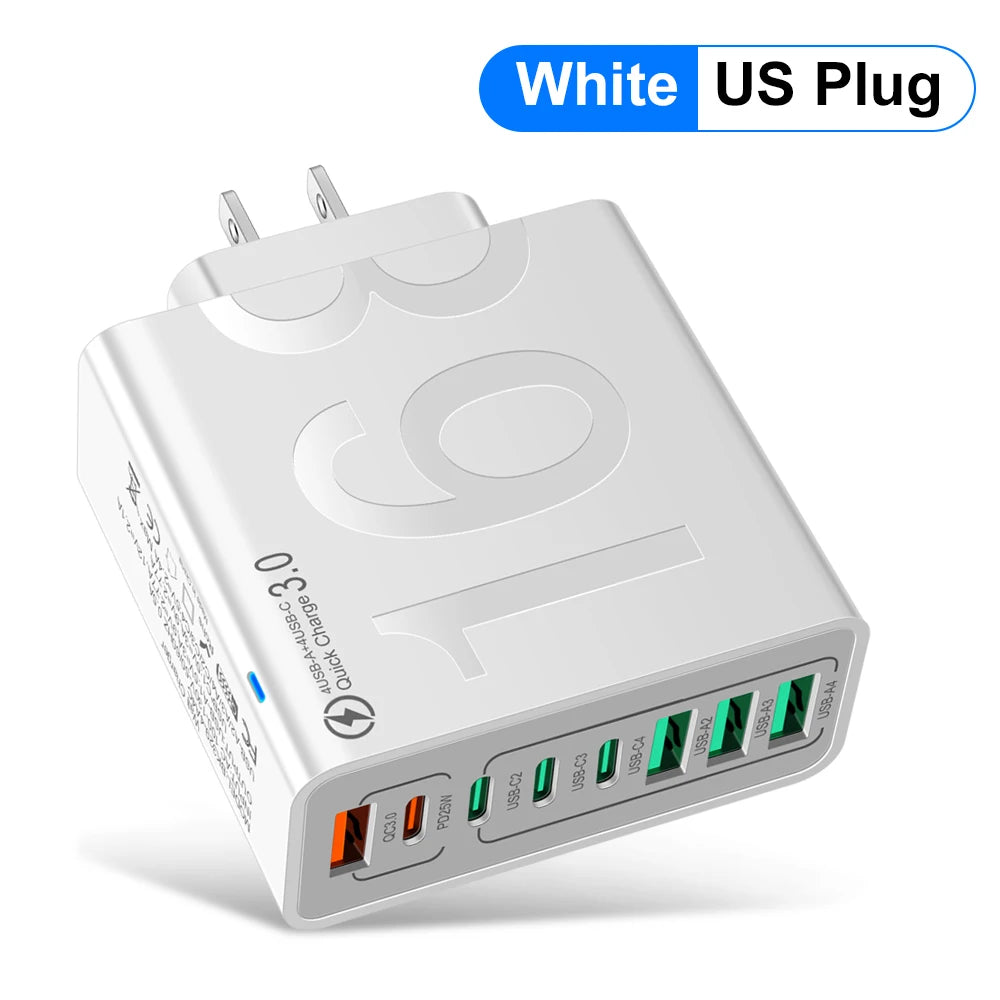 150W Multi Ports USB Charger ( Fast Charging )