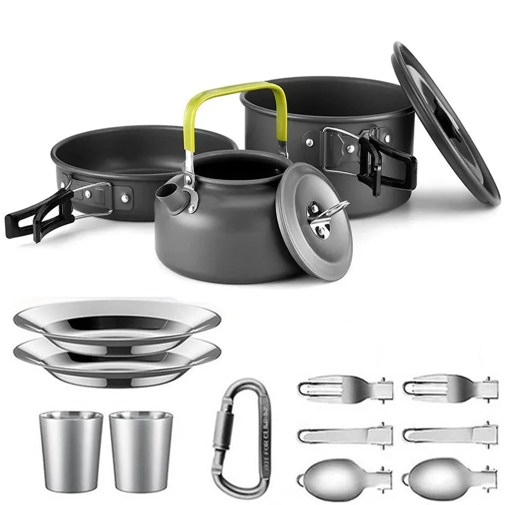 Camping Cooking Set Camping Cookware Travel 