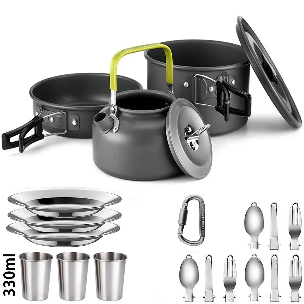 Camping Cooking Set Camping Cookware Travel 
