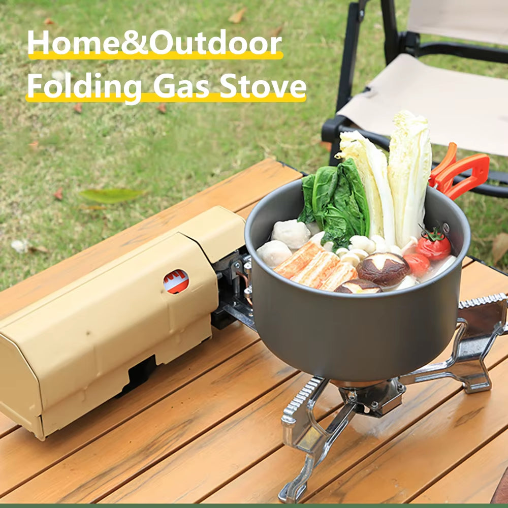 Camping Cassette Stove Outdoor Folding Gas Burner 