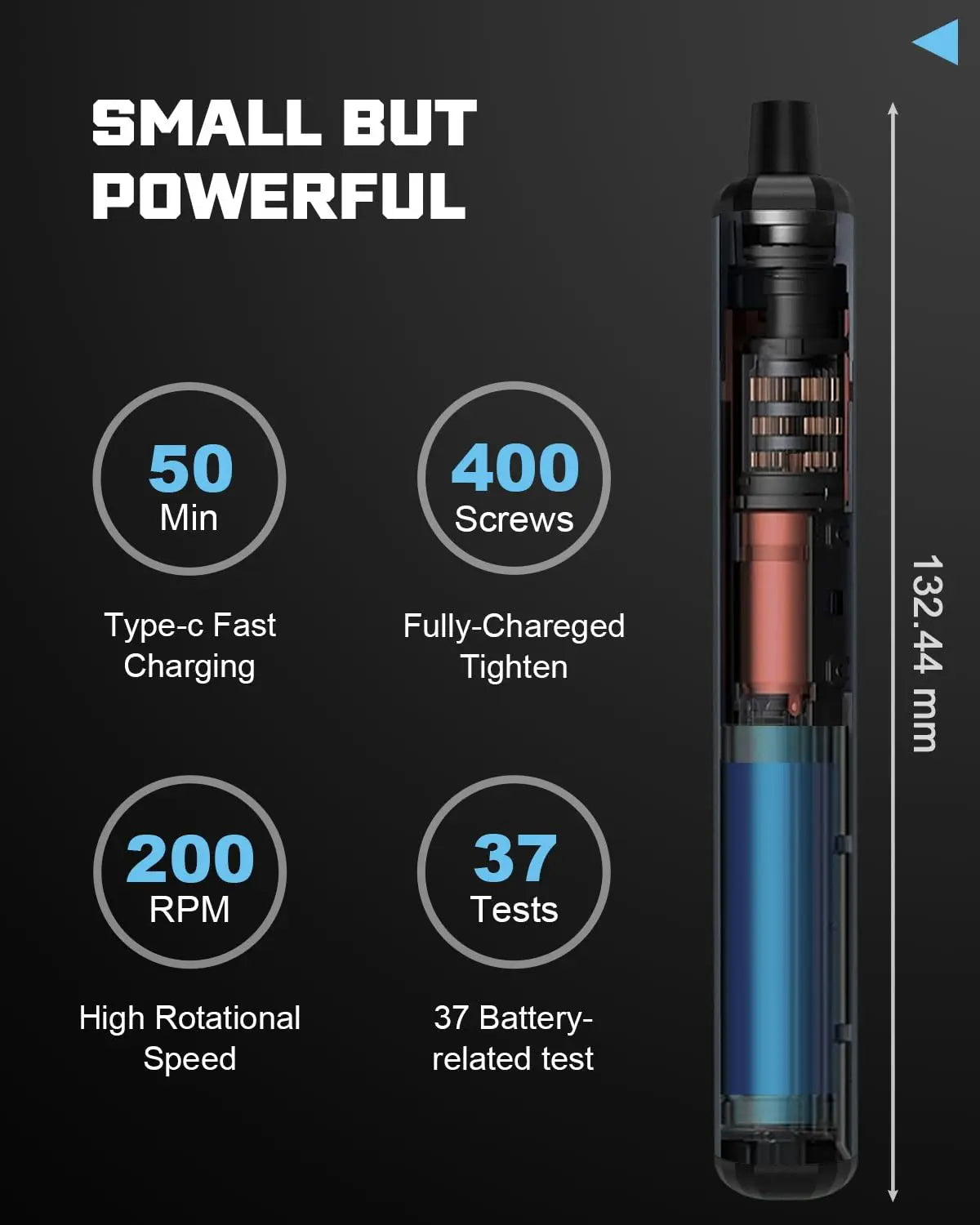 68 in 1 Electric Screwdriver Set 5 Torque Settings Precision 