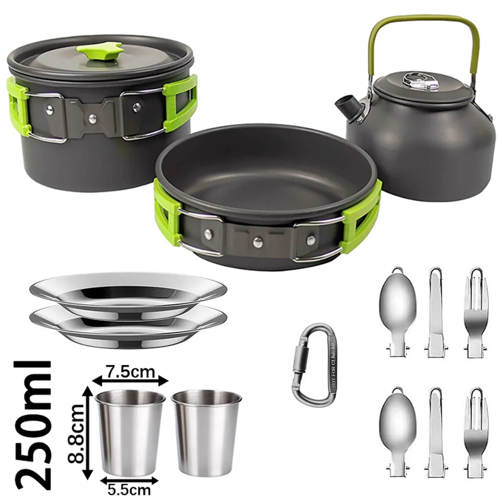 Camping Cooking Set Camping Cookware Travel 