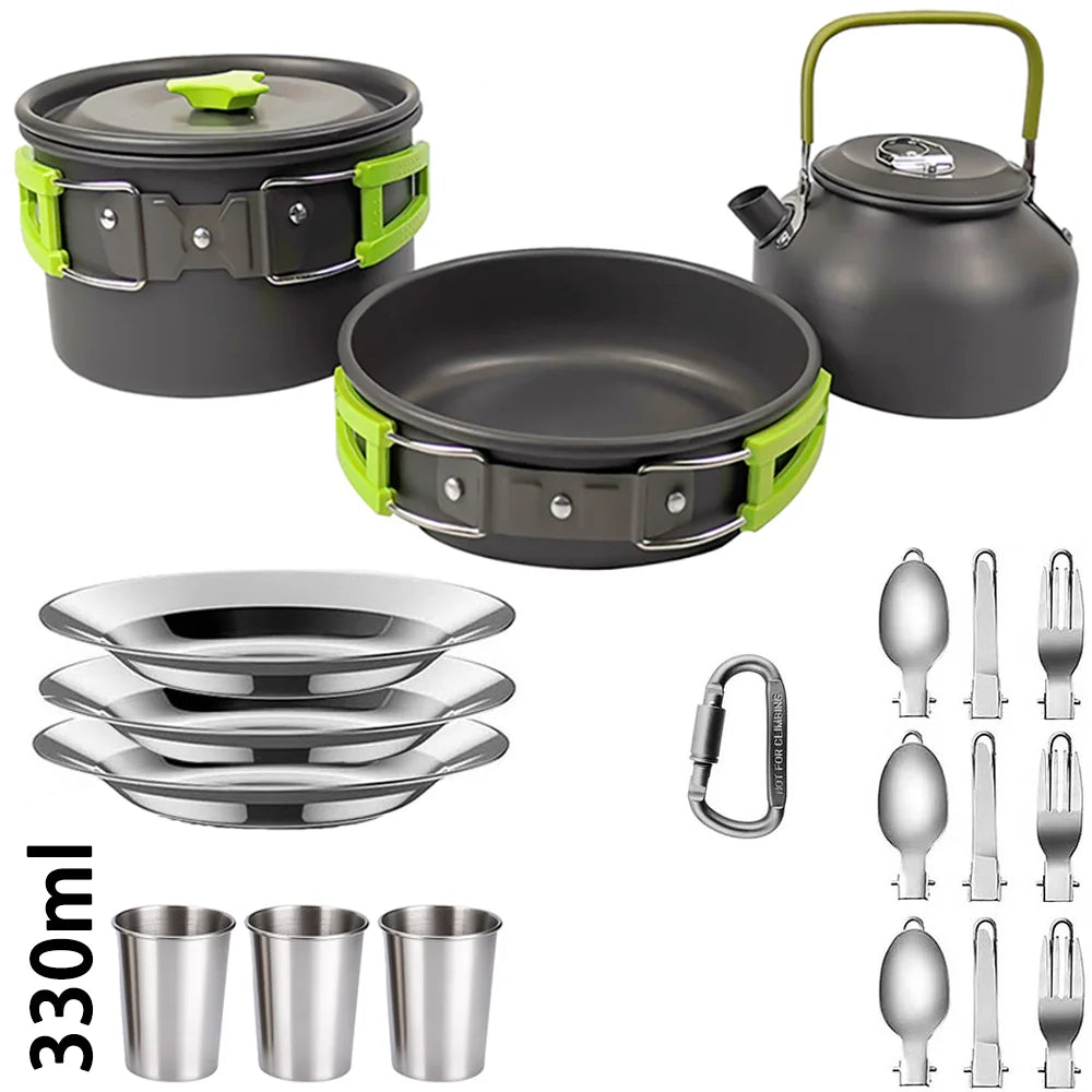 Camping Cooking Set Camping Cookware Travel 